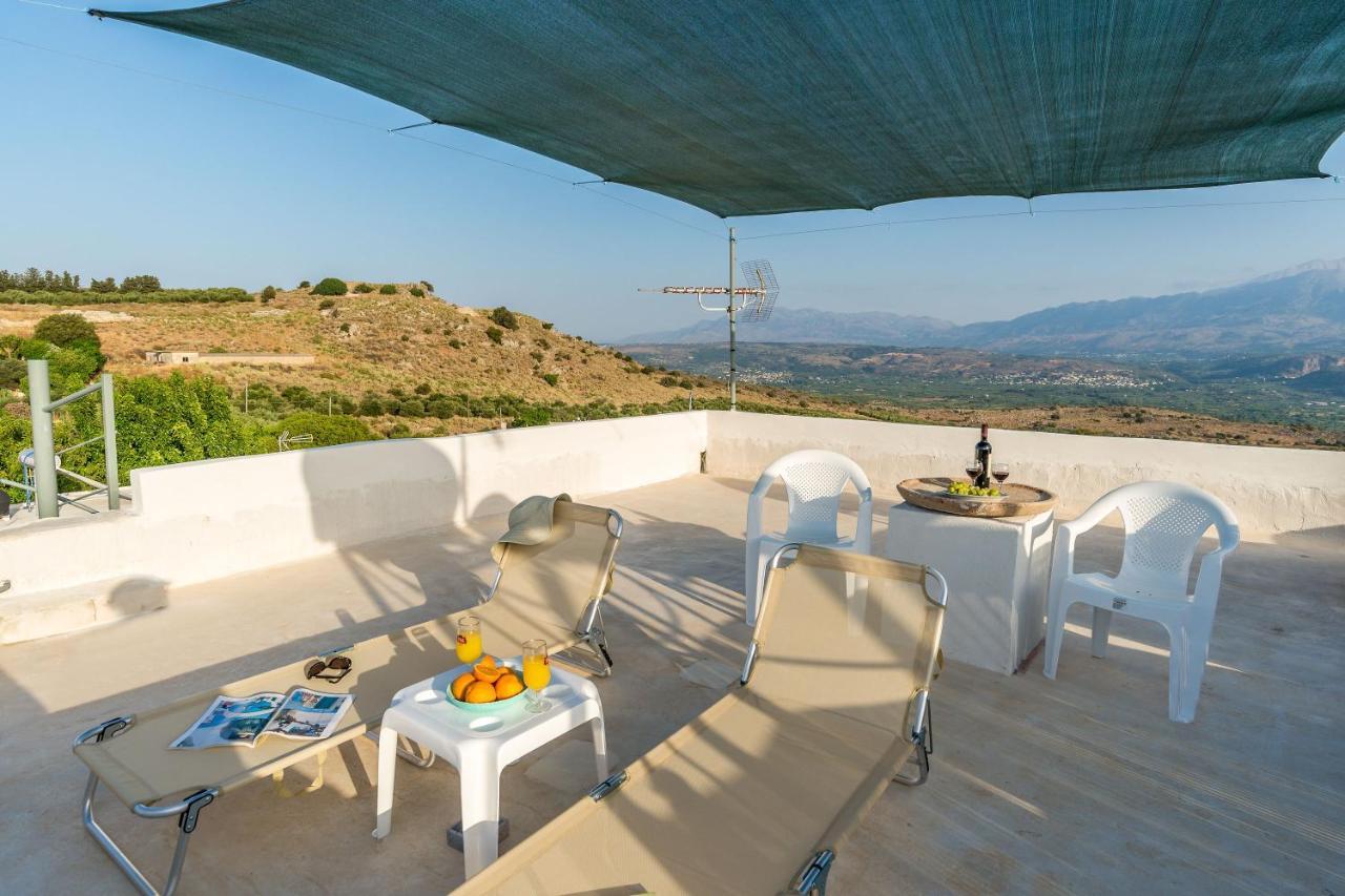 Bella-Maria At Aptera With Mountain And Sea View !! Chania  Eksteriør billede